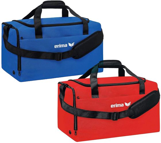 erima Sportsbag Team Tasche Sport-Tasche Fußball-Tasche mit Nassfach Fitness-Studio Tasche 25 Liter 723210 Blau, Rot oder Grün