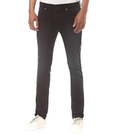 CHEAP MONDAY men s straight leg jeans in 5-pocket style denim trousers 035673300128 black