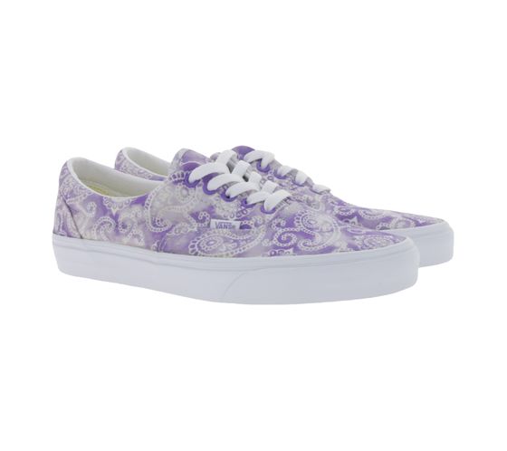 VANS ERA  Paisley Pattern Sneaker Canvas Shoes for Women and Men VN0A4U392G91 Purple/White