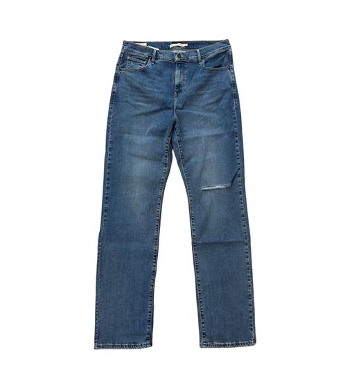 LEVI'S PLUS 724 PL jean femme taille haute pantalon en denim à la mode grandes tailles 40990010 bleu