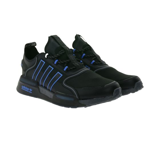 adidas NMD_V3 R1 trainers running shoes for men and women with BOOST cushioning HQ6637 black