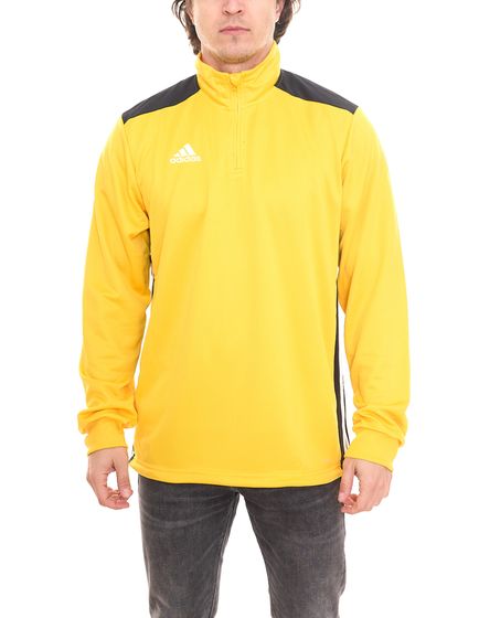 adidas REGISTA 18 men s training shirt 1/4 zip with CLIMALITE technology CZ8648 yellow