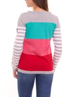 2er Pack KangaROOS Damen Pullover Color-Blocking Baumwoll-Shirt 59680160 Grau/Türkis/Rosa 2er Pack KangaROOS Damen Pullover Color-Blocking Baumwoll-Shirt 59680160 Grau/Türkis/Rosa