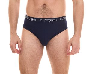 Kappa men s briefs with cotton stretch underwear with logo waistband underpants 711167 dark blue Kappa men s briefs with cotton stretch underwear with logo waistband underpants 711167 dark blue