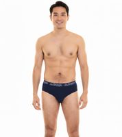 Lot de 10 slips Kappa pour homme avec sous-vêtements en coton stretch avec ceinture logo 711167 noir, bleu ou gris