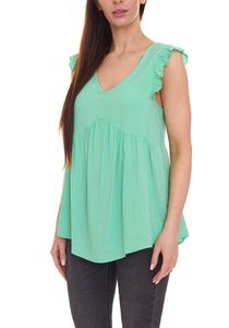 Aniston CASUAL chemisier femme haut chemisier d été chic avec col en V 57166816 vert Aniston CASUAL chemisier femme haut chemisier d été chic avec col en V 57166816 vert