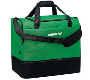 erima Sportsbag Team Botton Case Tasche Sport-Tasche Fußball-Tasche mit Nassfach Fitness-Studio Tasche 35 Liter 7232109 Grün