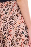 Aniston SELECTED women s fabric trousers, comfortable slip-on trousers with floral all-over pattern 12712944 pink/colourful