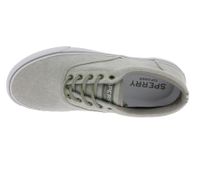 SPERRY Bahama Striper II Cvo SW and Bahama Striper II Cvo men s canvas sneakers with wave siping technology beige, white, gray or light gray