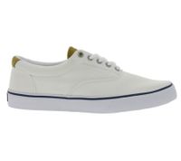 SPERRY Bahama Striper II Cvo SW and Bahama Striper II Cvo men s canvas sneakers with wave siping technology beige, white, gray or light gray