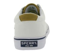 SPERRY Bahama Striper II Cvo SW and Bahama Striper II Cvo men s canvas sneakers with wave siping technology beige, white, gray or light gray
