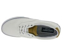 SPERRY Bahama Striper II Cvo SW and Bahama Striper II Cvo men s canvas sneakers with wave siping technology beige, white, gray or light gray
