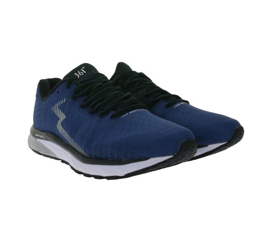 361° STRATA 4 men's running shoes with QU!K Flex technology, sports shoes with Ortholite sole Y018-6709 black/blue