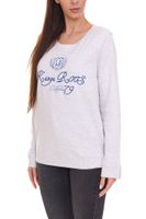 KangaROOS Damen Pullover modisches Sweat-Shirt mit Logo-Print auf der Front 47524269 Hellgrau KangaROOS Damen Pullover modisches Sweat-Shirt mit Logo-Print auf der Front 47524269 Hellgrau
