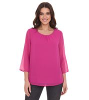 Aniston SELECTED women s fashionable summer blouse with 3/4 sleeves 16113300 pink
