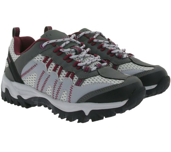HI-TEC Jaguar chaussures de randonnée pour femmes avec semelle intérieure en EVA chaussures de randonnée O010003-052-01 gris/violet foncé