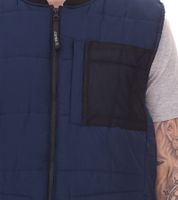 11 PROJECT PURlle gilet imbottito da uomo con trapuntatura gilet outdoor 20715253 ME 194024 blu scuro 11 PROJECT PURlle gilet imbottito da uomo con trapuntatura gilet outdoor 20715253 ME 194024 blu scuro