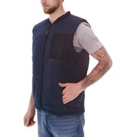 11 PROJECT PURlle gilet imbottito da uomo con trapuntatura gilet outdoor 20715253 ME 194024 blu scuro 11 PROJECT PURlle gilet imbottito da uomo con trapuntatura gilet outdoor 20715253 ME 194024 blu scuro