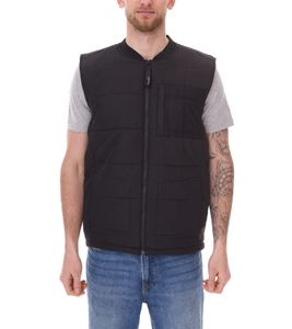 11 PROJECT PURlle Herren Puffer-Weste mit Steppung Lifestyle-Weste 20715253 ME 194007 Schwarz