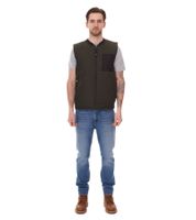 11 PROJECT PURlle Herren Puffer-Weste mit Steppung Lifestyle-Weste 20715253 ME 190509 Dunkelgrün