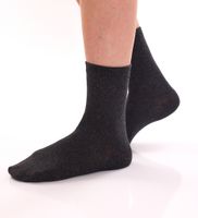 8 Paar TRUE style Baumwoll-Strümpfe mit Komfortbund nachhaltige Business-Socken im Crew-Style verschiedene Muster Navy/Grau