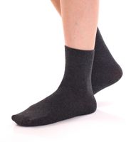 8 pairs of TRUE style cotton stockings with comfort waistband, sustainable business socks in crew style, black/gray plain, black/gray colorful or navy/gray 8 pairs of TRUE style cotton stockings with comfort waistband, sustainable business socks in crew style, black/gray plain, black/gray colorful or navy/gray