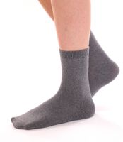 8 pairs of TRUE style cotton stockings with comfort waistband, sustainable business socks in crew style, black/gray plain, black/gray colorful or navy/gray 8 pairs of TRUE style cotton stockings with comfort waistband, sustainable business socks in crew style, black/gray plain, black/gray colorful or navy/gray