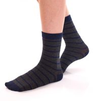 8 pairs of TRUE style cotton stockings with comfort waistband, sustainable business socks in crew style, black/gray plain, black/gray colorful or navy/gray 8 pairs of TRUE style cotton stockings with comfort waistband, sustainable business socks in crew style, black/gray plain, black/gray colorful or navy/gray