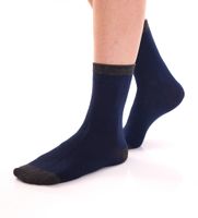 8 pairs of TRUE style cotton stockings with comfort waistband, sustainable business socks in crew style, black/gray plain, black/gray colorful or navy/gray 8 pairs of TRUE style cotton stockings with comfort waistband, sustainable business socks in crew style, black/gray plain, black/gray colorful or navy/gray