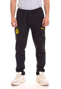 PUMA BVB Casuals Pants Pantalon de survêtement pour homme Borussia Dortmund Cotton Fanwear 771843 02 Noir PUMA BVB Casuals Pants Pantalon de survêtement pour homme Borussia Dortmund Cotton Fanwear 771843 02 Noir
