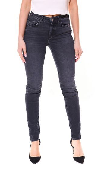 ONLY ONLBLUSH women's jeans skinny fit denim trousers in 5-pocket style 26314442 dark grey