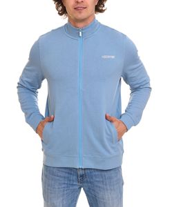 HECHTER PARIS Herren Sweat-Jacke schlichte Alltags-Jacke aus Baumwolle 62411254 Blau