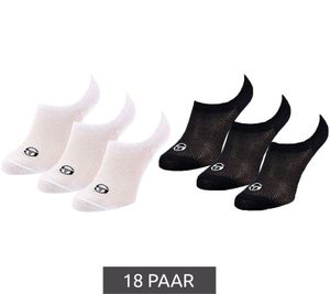 18 pairs of Sergio Tacchini Invisible Footie socks short summer socks cotton stockings black or white 18 pairs of Sergio Tacchini Invisible Footie socks short summer socks cotton stockings black or white