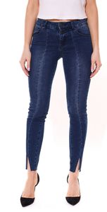 ARIZONA Damen Slim-Fit Jeans mit Deko-Naht Röhren-Jeans 98934633 Blau ARIZONA Damen Slim-Fit Jeans mit Deko-Naht Röhren-Jeans 98934633 Blau