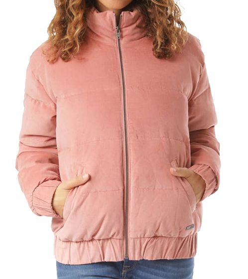 ROXY Adventure Coast water-repellent women's velor jacket ERJJK03350 MKM0 old pink