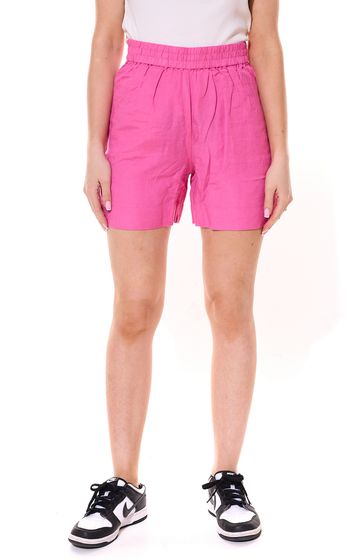 Tom Tailor Women s Loose-Fit Shorts High Waist Summer Bermuda 96358849 Pink