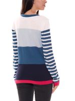 KangaROOS Damen Strickjacke Feinstrick-Jacke im Colour-Block Design 66591238 Blau/Pink KangaROOS Damen Strickjacke Feinstrick-Jacke im Colour-Block Design 66591238 Blau/Pink