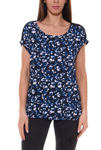 BOYSEN S Blusa camisera de mujer, camisa aireada de verano con espalda sencilla 96935859 azul BOYSEN S Blusa camisera de mujer, camisa aireada de verano con espalda sencilla 96935859 azul