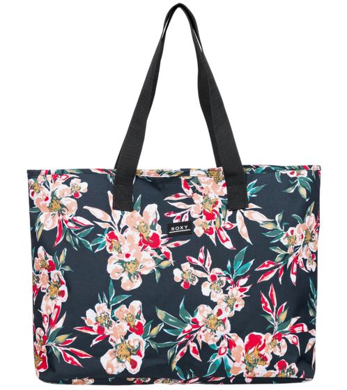 ROXY Wildflower travel bag with all-over floral print tote bag 28 liters ERJBT03265 BSP8 black/colorful