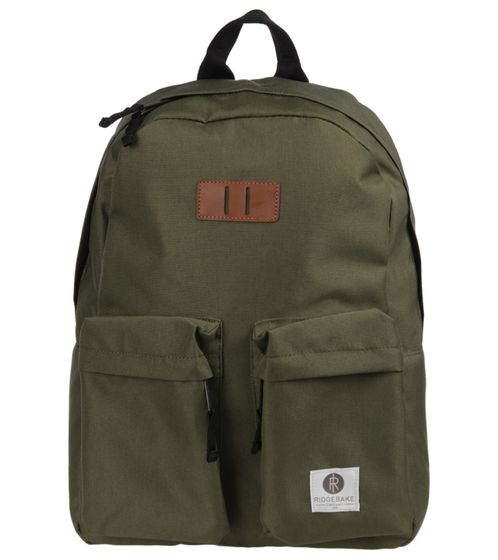 RIDGEBAKE Legacy 2 Rucksack mit Fronttaschen Tages-Tasche 20 Liter 1-165-OLV-PO Olivgrün