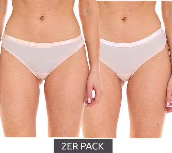 Pack of 2 PUMA Brazilian women's panties briefs underwear set 603041001 187 pink