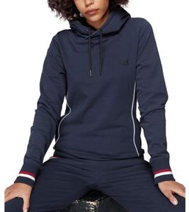 H.I.S Hoodie for women with contrasting stripes hooded sweater 30639219 Blue