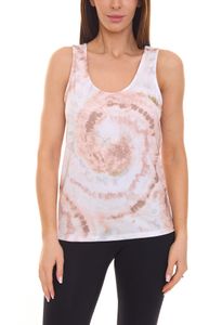 Aniston CASUALS haut pour femme, chemise d été intemporelle au look batik 24047203 beige/marron