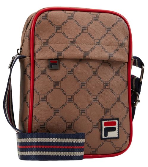 FILA UL sac à bandoulière sac à bandoulière élégant avec motif logo all-over 685086 A414 marron