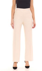 MAC Pantalon en tissu Chiara-Long pour femme avec poches passepoilées, pantalon business durable 49852655 blanc
