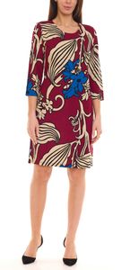 Aniston SELECTED vestito da donna con maniche a 3/4 vestito midi floreale vestito estivo 75546760 rosso Aniston SELECTED vestito da donna con maniche a 3/4 vestito midi floreale vestito estivo 75546760 rosso