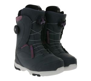 NITRO Cypress Boa bottes de snowboard pour femmes avec amorti semelle EVA bottes de sports d hiver 848572-003 gris/violet