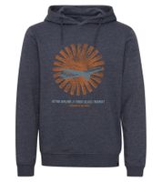 INDICODE Forzo sudadera con capucha de algodón para hombre, jersey sostenible con capucha y gran estampado frontal 55-581MM en color gris, azul marino o negro INDICODE Forzo sudadera con capucha de algodón para hombre, jersey sostenible con capucha y gran estampado frontal 55-581MM en color gris, azul marino o negro