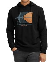 INDICODE Forzo sudadera con capucha de algodón para hombre, jersey sostenible con capucha y gran estampado frontal 55-581MM en color gris, azul marino o negro INDICODE Forzo sudadera con capucha de algodón para hombre, jersey sostenible con capucha y gran estampado frontal 55-581MM en color gris, azul marino o negro