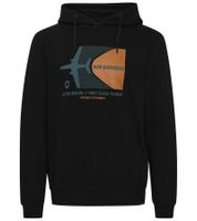 INDICODE Forzo sudadera con capucha de algodón para hombre, jersey sostenible con capucha y gran estampado frontal 55-581MM en color gris, azul marino o negro INDICODE Forzo sudadera con capucha de algodón para hombre, jersey sostenible con capucha y gran estampado frontal 55-581MM en color gris, azul marino o negro